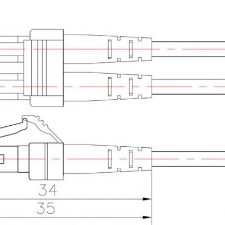 Mini LC Connector 2.0mm